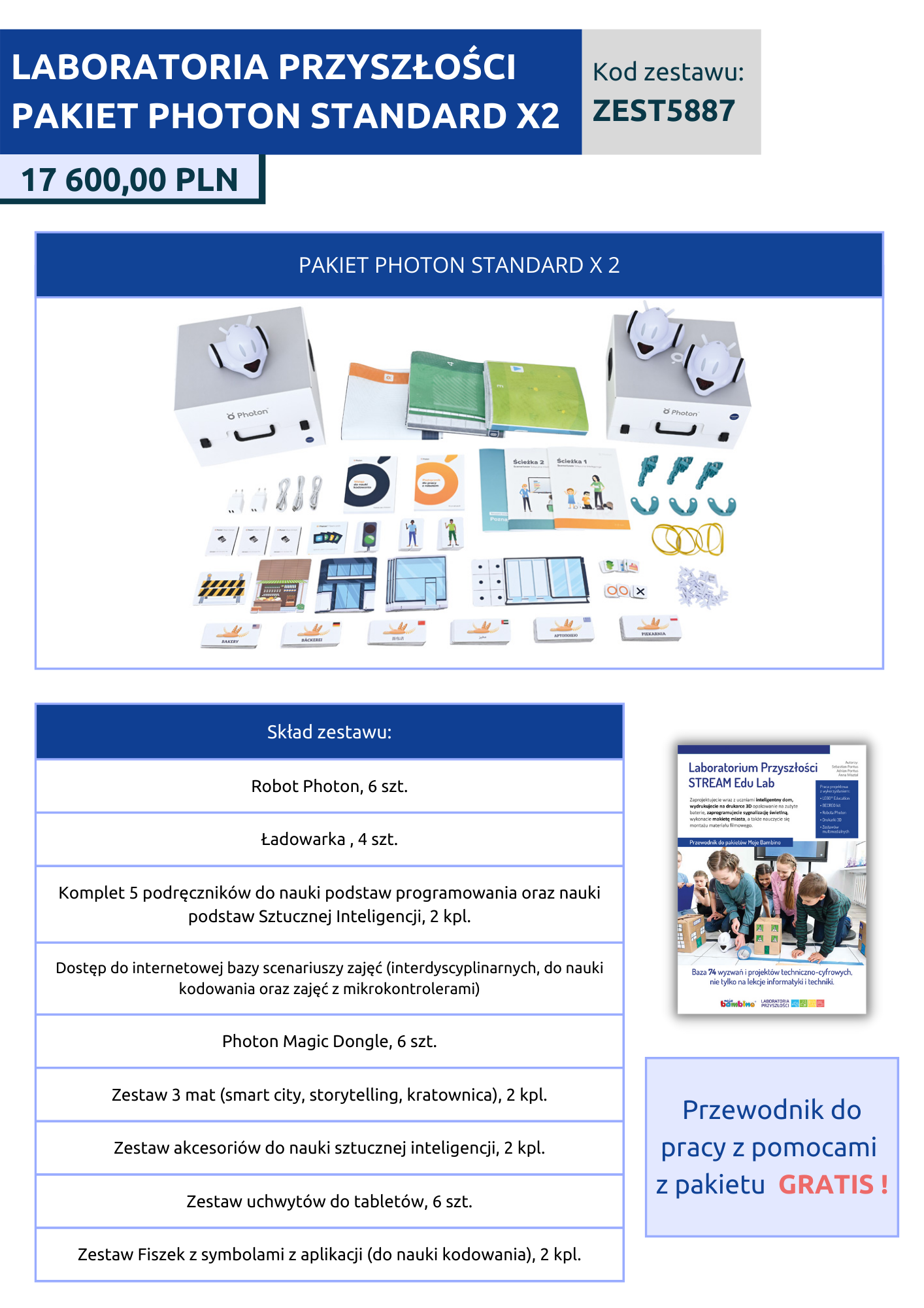 Laboratoria Przyszłości, pakiet standardowy z Photonem