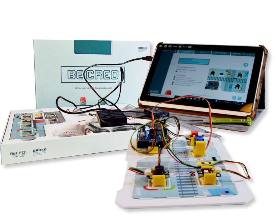 Zestaw klocków BECREO do nauki programowania